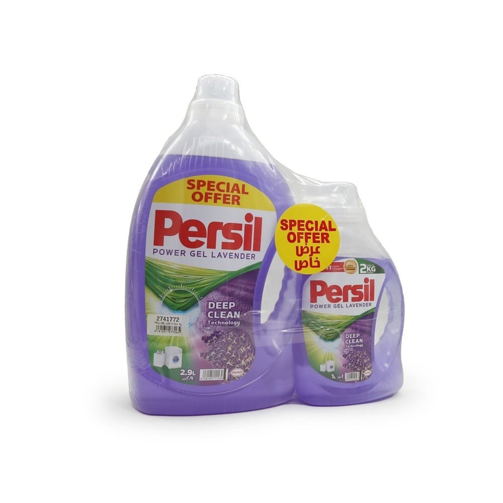 PERSIL POWER GEL LAVENDER 4*2.9LTR+1LTR